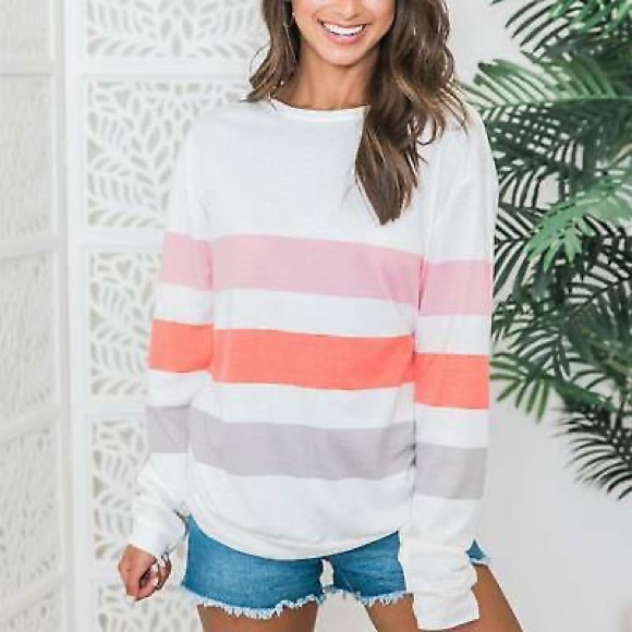 Fantastic Fawn Sweaters - Fantastic Fawn Colorblock Pullover
